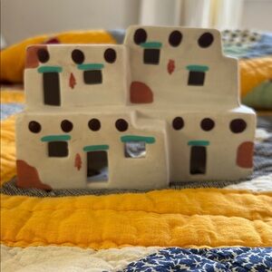 Vintage Dominguez Navajo Southwestern Style Pueblo Night Lamp